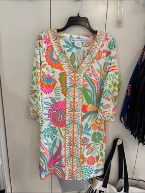 Gretchen Scott NEW Tunic Style 3/4 Sleeve Dress Size S